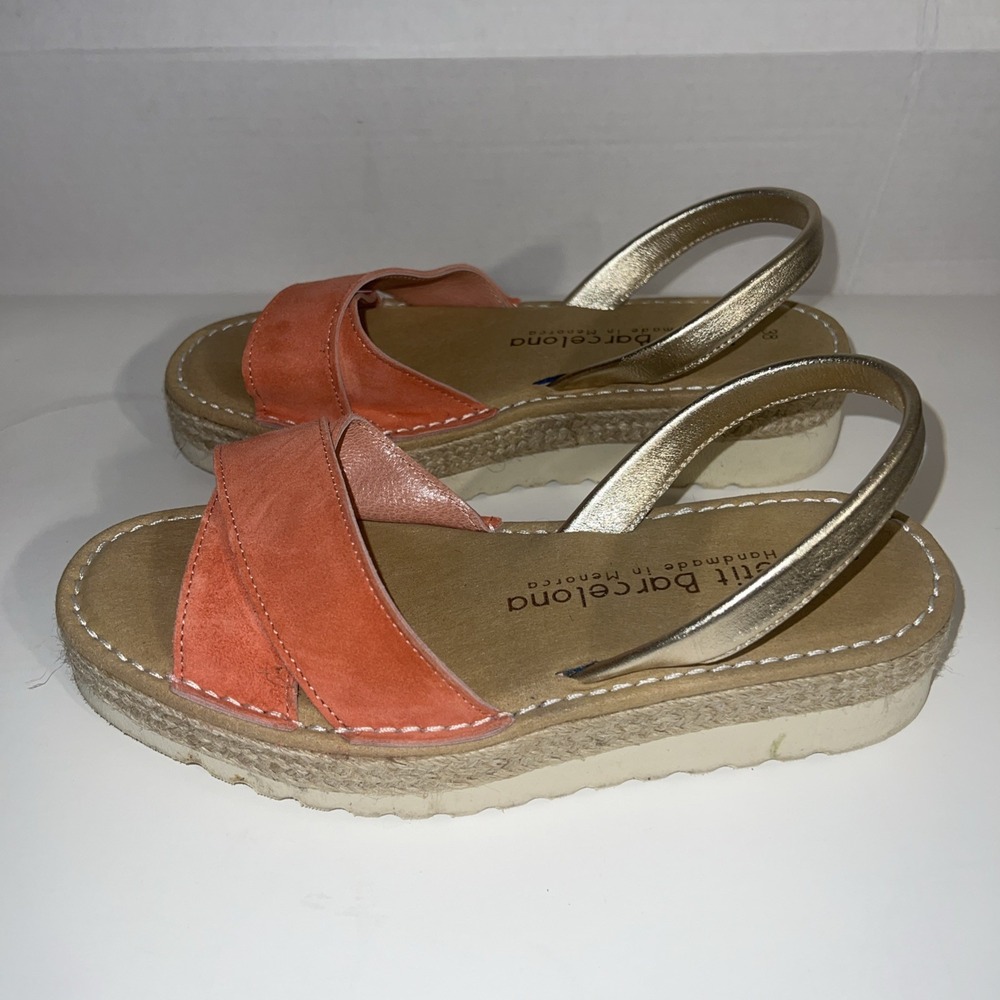 Petit Barcelona Womens Boho Cocktail Party Summer Vacation Platform Heel 7.5